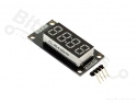 Digit display 4-digit 7-segment red clock TM1637 - 30x14mm